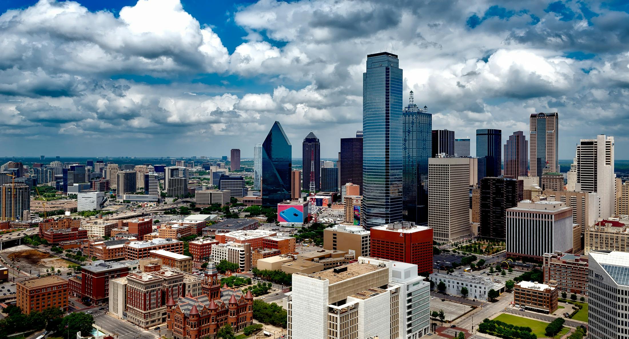Texas city skyline